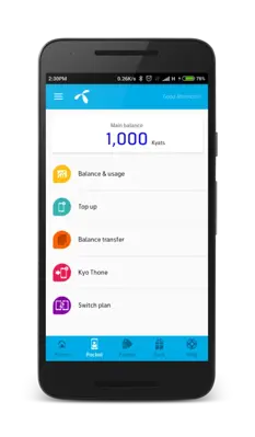 Telenor Myanmar android App screenshot 2