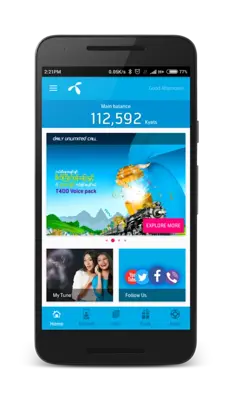 Telenor Myanmar android App screenshot 3